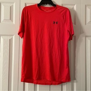 Men’s Orange Under Armour Short Sleeve Tee